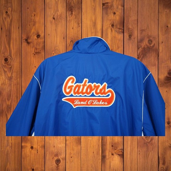 Augusta Sportswear Florida Gators Blue Full Zip Windbreaker Jacket Size‎ Medium - Picture 5 of 6